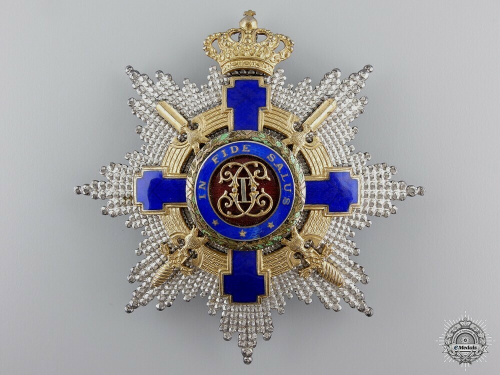 The+order+of+the+star+of+romania%2c+type+ii%2c+military+division%2c+grand+cross+breast+star+1