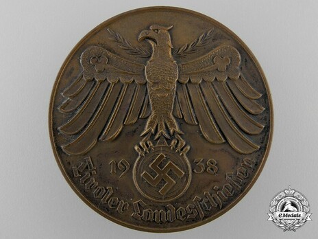 Tyrolean Marksmanship Gau Achievement Badge, Type I, in Bronze Obverse