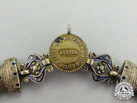 Portugal, Kingdom. A Military Order of the Tower and Sword, Grand Collar Chain, by J. A. Da Costa, c.1890