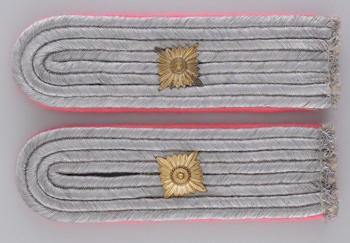 Luftwaffe Corps of Engineer Officers Oberleutnant Shoulder Boards Obverse