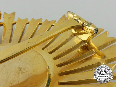 Royal Order of Sahametrei, Grand Cross Breast Star Reverse Detail