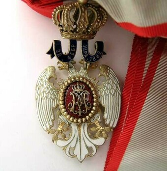 Order of the White Eagle, Type I, Civil Division, I Class Reverse