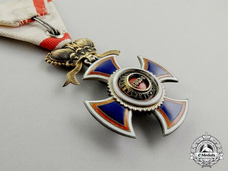 Order of Danilo I (Merit for the Independence), Type IV, IV Class, Officer Reverse