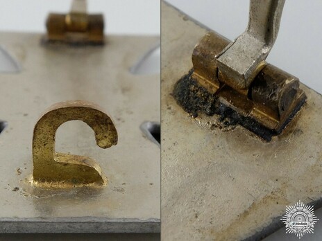 Iron Cross I Class, by Steinhauer & Lück (unmarked, magnetic) Detail