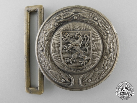 Firefighters Regional Officer Belt Buckle (Thuringia version) Obverse