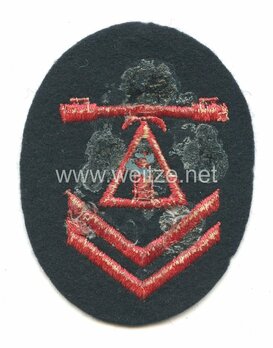 Kriegsmarine Range-Finder Operator with NCO Training Insignia Type II Reverse