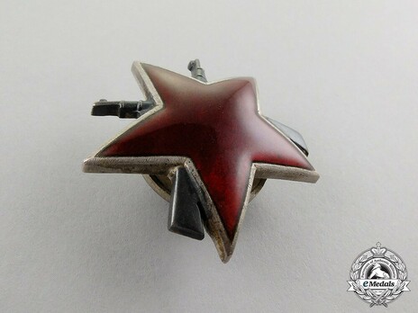 Order of the Partisan Star, III Class Star Obverse
