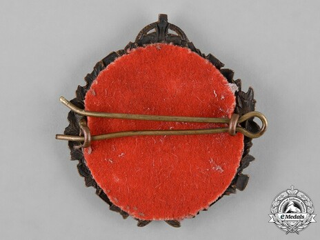 43rd Infantry Battalion Other Ranks Glengarry Badge Reverse