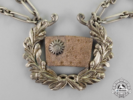  Order of the Supreme Sun (Nishan-i-Almar), Type II, I Class Collar Obverse Detail
