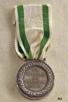 Life Saving Medal, Type III Reverse
