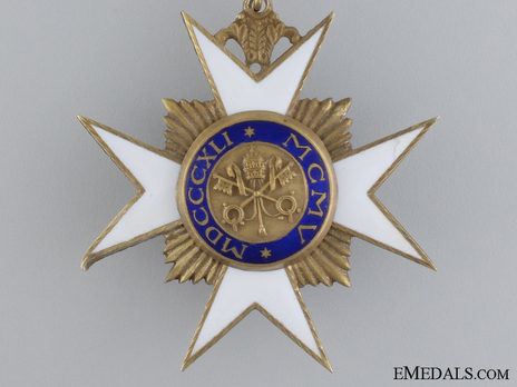 Order of St. Sylvester Grand Officer (with gilt) Reverse