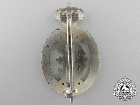 Silver Wedding Commemorative Decoration, for Royal Guests Reverse