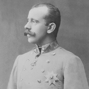 Crown Prince Rudolf wearing an Order of St. Stephen Breast Star