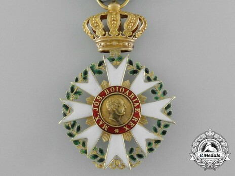 Merit Order of the Bavarian Crown, Knight's Cross (in gold) Obverse
