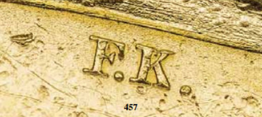 Medal Ingenio et Arti in Gold, Type II (with crown) 