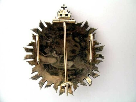 Commander Breast Star (with brilliants) Reverse