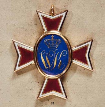House Order of the Golden Lion, Type II, Knight's Cross Reverse