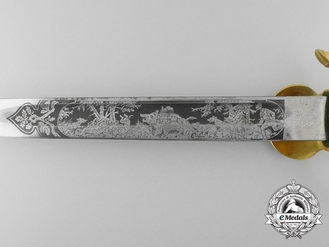 Forestry Administrative Official Hunting Cutlass by C. Eickhorn Reverse Blade