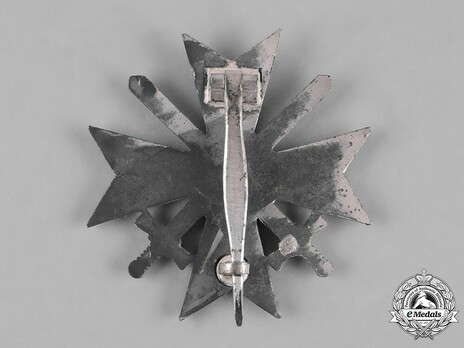 War Merit Cross I Class with Swords, by W. Deumer (3) Reverse