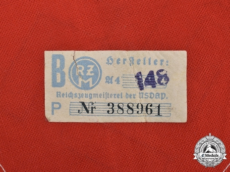 NSDAP Member Type I Armband Tag