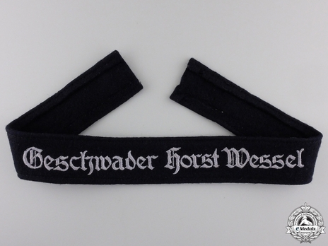 Luftwaffe Geschwader Horst Wessel Cuff Title (NCO/EM version) Obverse
