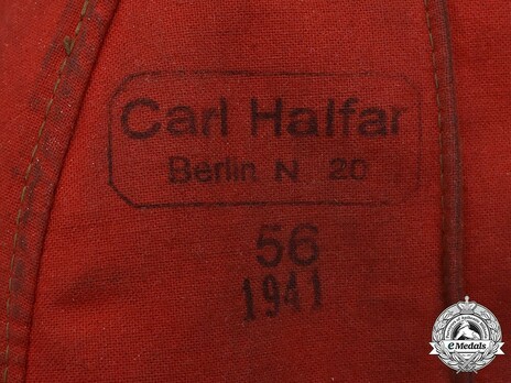 Afrikakorps Heer Panzer Grenadier NCO/EM's Visored Field Cap with Soutache Maker Mark