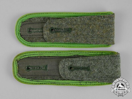 German Army Panzer Grenadier Enlisted Men 2nd Pattern Shoulder Straps Reverse