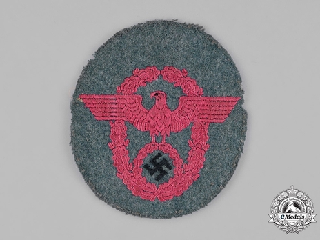Firefighters Enlisted Ranks Green Uniform Volunteers Sleeve Eagle Obverse
