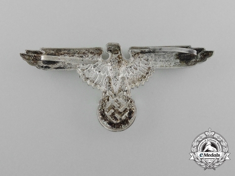 Allgemeine SS Metal Cap Eagle Type II, by F. Wagner (cupal) Reverse