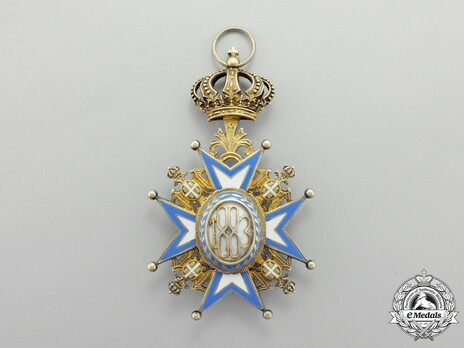 Order of Saint Sava, Type III, III Class Reverse