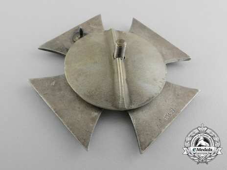 Iron Cross I Class, by Schauerte & Höhfeld (L/54, screwback) Reverse