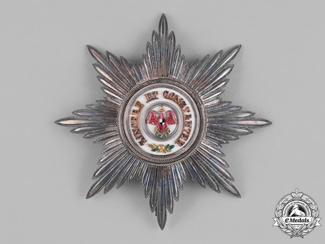 Order of the Red Eagle, Civil Division, I Class Breast Star (with smooth rays) Obverse