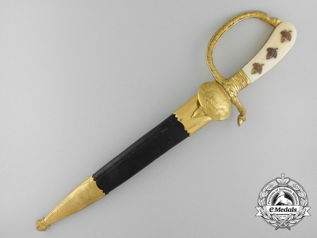 Forestry Administrative Official Hunting Cutlass by C. Eickhorn Obverse in Scabbard