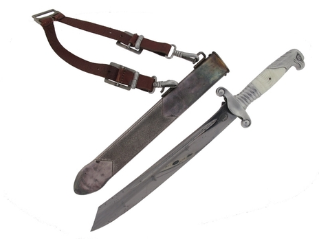 RAD Hewer M37 by C. J. Krebs Reverse with Scabbard