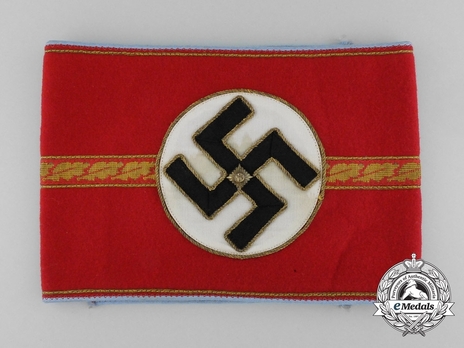NSDAP Blockleiter/B Level Betriebsobmann Type II Ort Level Armband Obverse