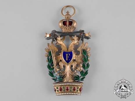 Order of the Iron Crown, Type III, Military Division, I Class (with War Decoration with silver swords)