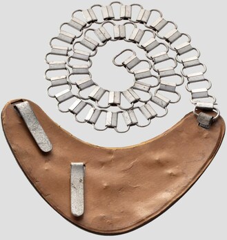 German Army Field Military Police Corps Gorget Reverse