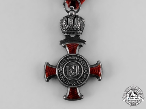 III Class Cross (with crown) (Silver) 