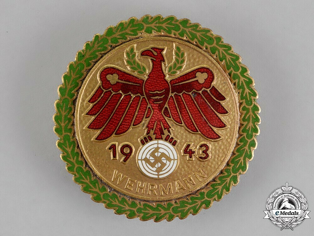 Tyrolean+marksmanship+gau+achievement%2c+type+vi%2c+champion+badge+%28for+rifle%29+1
