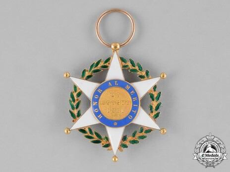 Order of Merit, II Class Grand Officer Reverse