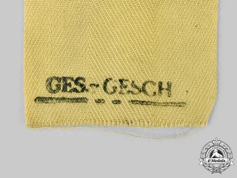 RAD Kriegsberichter Sleeveband (NCO/EM version) Detail
