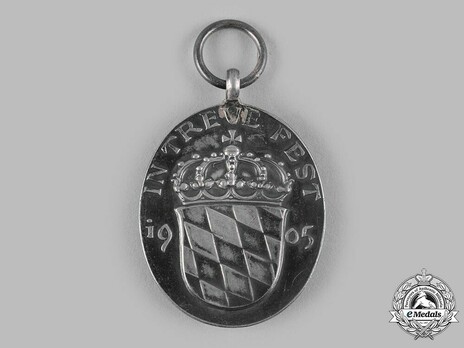 Prince Regent Luitpold Medal, Silver Medal Reverse