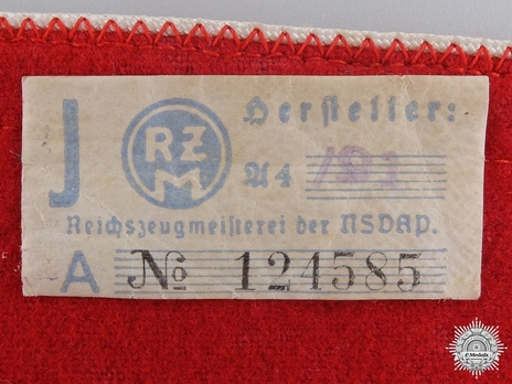 NSDAP Leiter einer Stelle Type II Kreis Level Armband RZM Tag