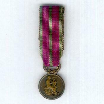 Miniature Bronze Medal (stamped "J.VATINELLE") Obverse