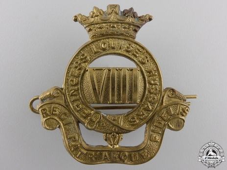 8th Princess Louise's New Brunswick Hussars Other Ranks Cap Badge Obverse