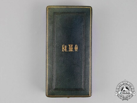 Royal Order of Merit of St. Michael, I Class Knight Cross Case of Issue Obverse