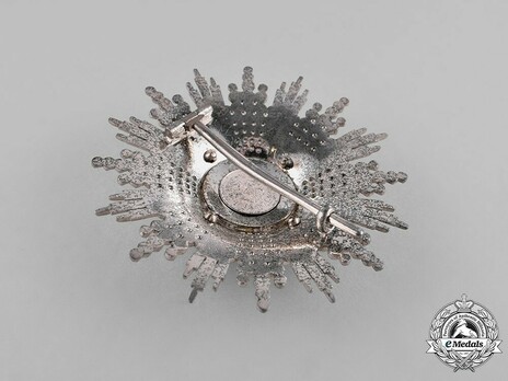Order of Danilo I (Merit for the Independence), Type II, I Class, Grand Cross Breast Star Reverse