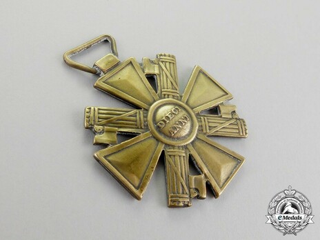 Long Service Cross for the National Security Volunteer Militia (Milizia Volontaria par la Sicurezza Nazionale) Reverse