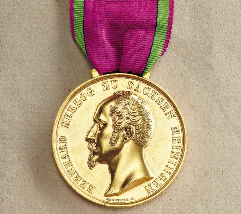 Saxe+meiningen+house+order+medals+of+merit%2c+type+ii%2c+gold%2c+obv+