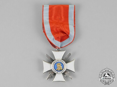 Order of Philip the Magnanimous, Type II, I Class Knight's Cross with Swords Obverse